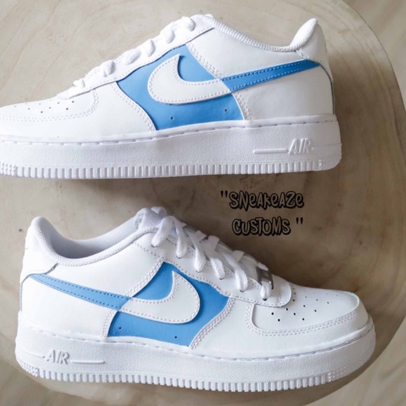 Nike Shoes - NWT Blue Rare Custom Nike Air Force 1